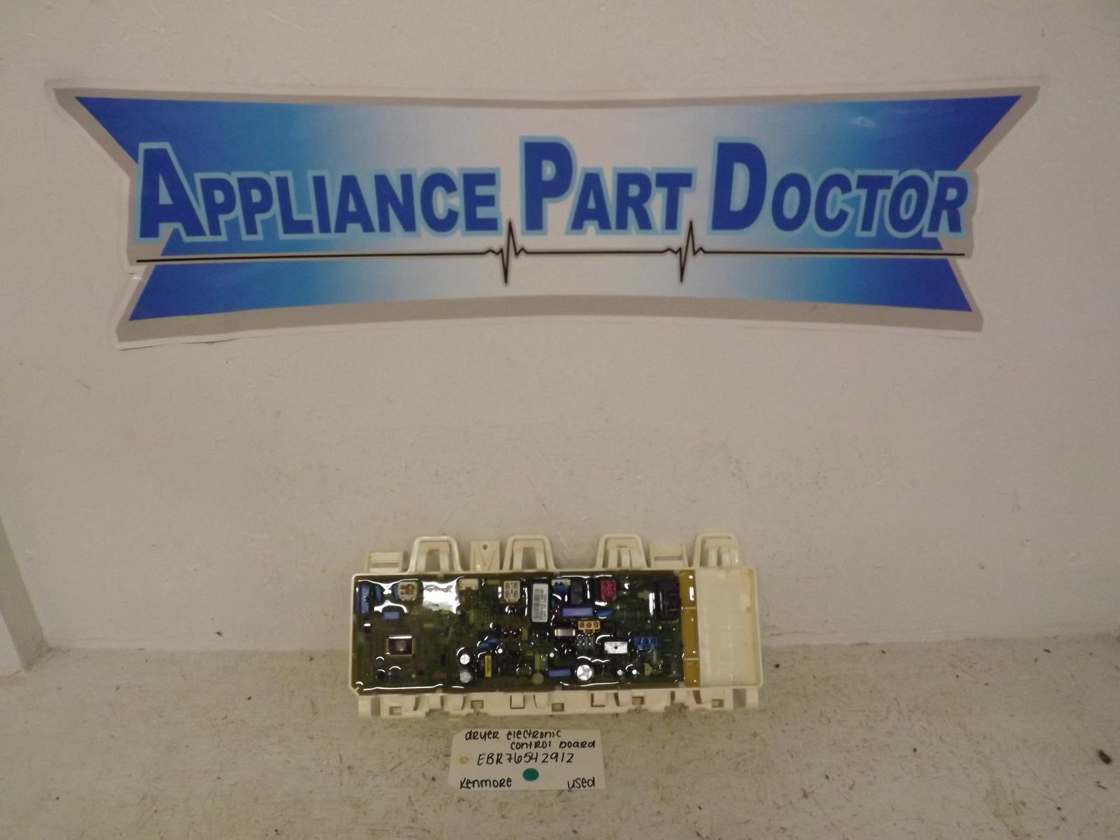 Kenmore Dryer EBR76542912 Electronic Control Board Used Kenmore Dryer EBR76542912 Electronic Control Board Used